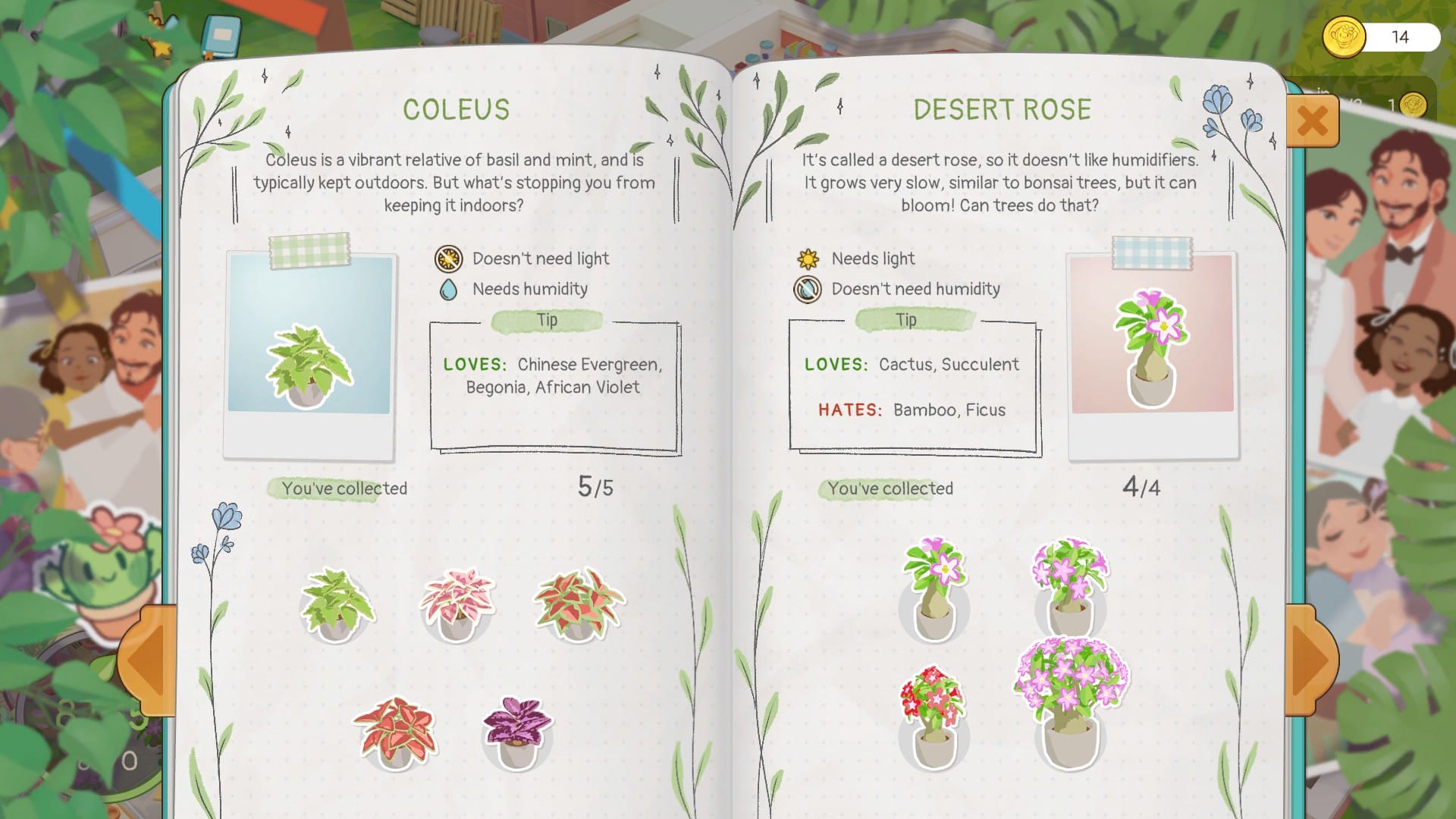 Urban Jungle's plant encyclopedia