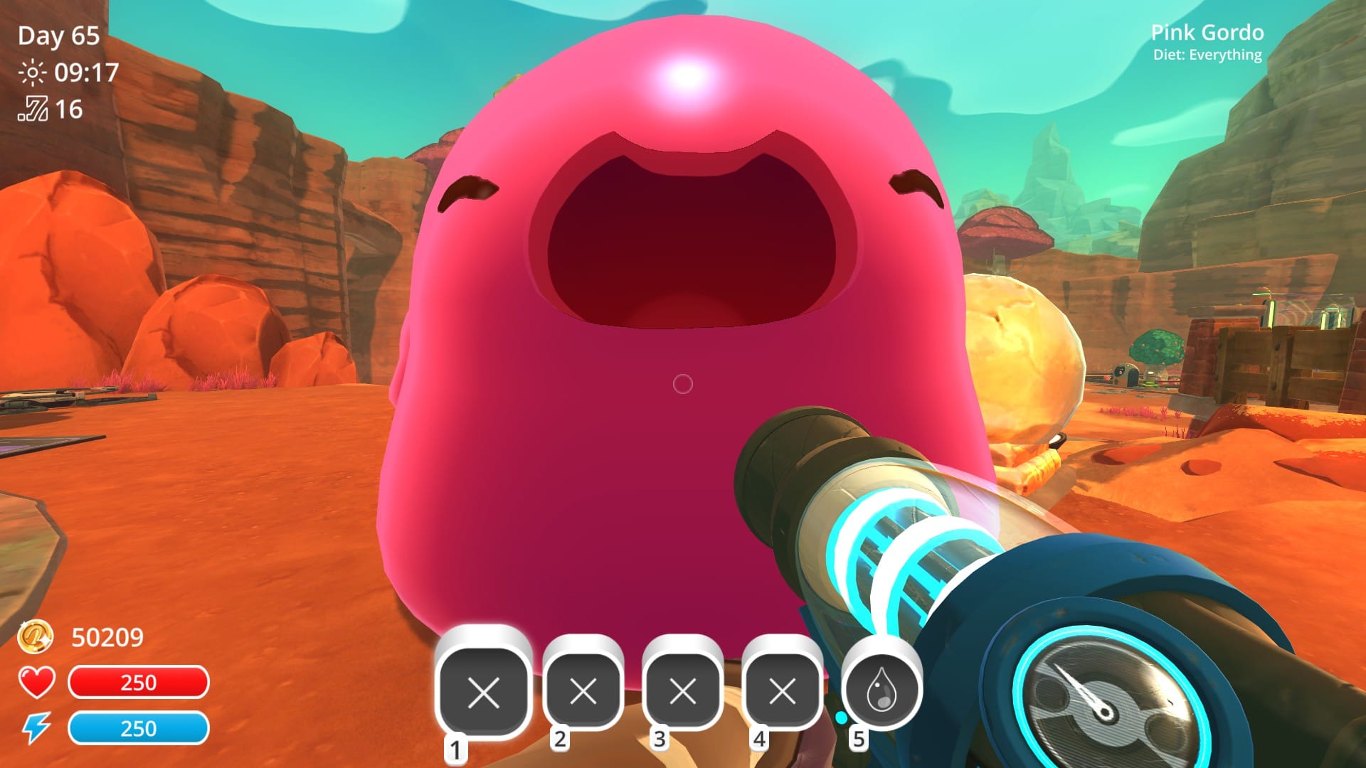 Pink Gordo in Slime Rancher